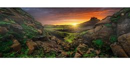 Ravensburger panoramic puzzle 1000 pieces: the Sun over Iceland