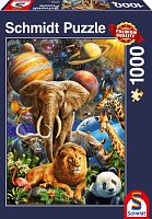 Schmidt 1000 Pieces Puzzle: The Living World of the Earth