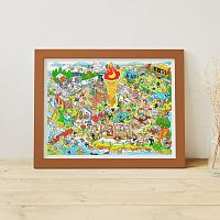 Pintoo Puzzle 1200 pieces: Pagey. The Burning Olympic Flame