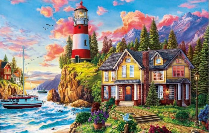 Educa puzzle 3000 pieces: Landscape, lighthouse 18507