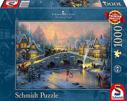 Jigsaw puzzle 1,000 pieces Schmidt: the Spirit of Christmas. Thomas Kinkade