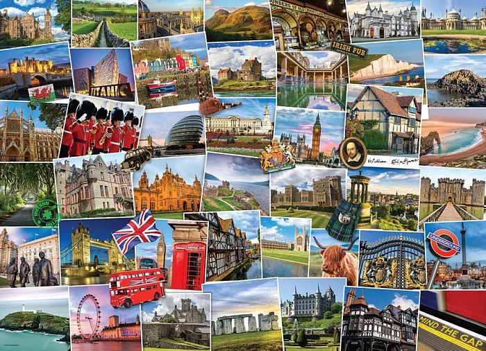 Puzzle Eurographics 1000 pieces: the Traveller in the UK 6000-5464