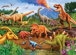 Cobble Hill Puzzle 350 pieces: Dinosaurs