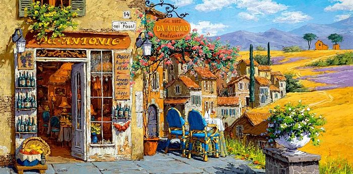 Puzzle 4000 Castorland details: Colors of Tuscany С-400171