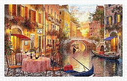 Pintoo 1000 puzzle details: Davison. Sunset in Venice