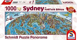 Schmidt puzzle 1000 pieces: Hartwig Braun. Panorama of the city - Sydney