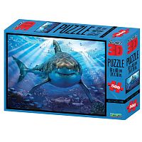 Prime 3D puzzle 500 items: Great white shark