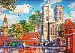 Trefl 1000 Pieces Puzzle: Tea Time. View of London