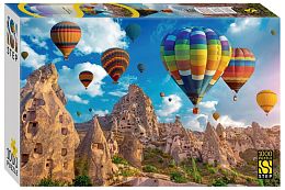 Step puzzle 1000 pieces: Cappadocia. Turkey