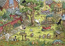 Puzzle Heye 1000 pieces: Cats. Adventure Garden