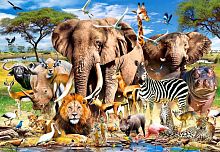 Castorland Puzzle 1500 details: Animals of the savanna