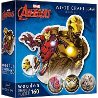 Wooden Trefl Puzzle 160 pieces: The Avengers. The Brave Iron Man