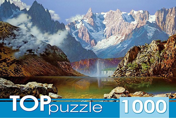 Puzzle TOP Puzzle 1000 details: A. Golovin. Mountain lake П1000-1058