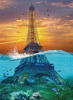 Puzzle Nova 1000 pieces: Eiffel Tower. Surrealism