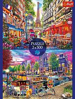 Trefl 2x500 puzzle pieces: European capitals