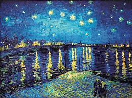 Pintoo Puzzle 1200 pieces: Van Gogh. Starry Night over the Rhone