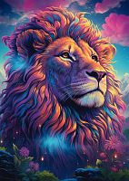 Schmidt 1000-piece Puzzle: Multicolor Lion