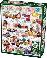 Cobble Hill Puzzle 1000 details: Tea party with cakes