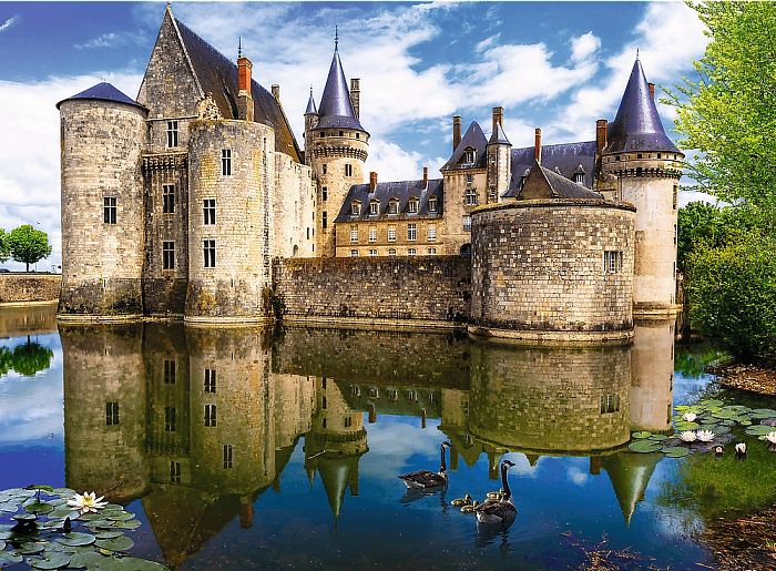 Puzzle Trefl 3000 pieces: Castle in Suli-sur-Loire, France TR33075