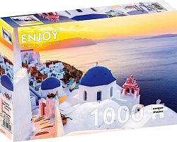 Enjoy 1000 Pieces Puzzle: Sunrise over Santorini, Greece