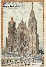 Puzzle Pomegranate 1000 pieces: Rizzoli Cathedral, as a Symbol of the Mother