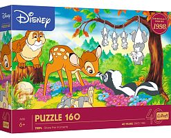 Trefl Puzzle 160 pieces: 40 years of Trefl - Bambi and Forest Friends