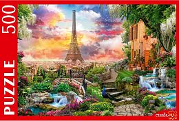 Puzzle Red Cat 500 pieces: Magical Paris