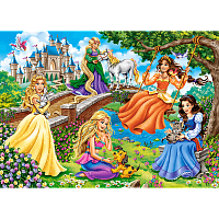 Puzzle Castorland 180 details: Princess in the garden