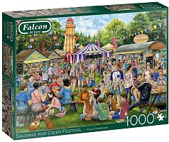 Falcon 1000 Pieces Puzzle: Sausage and Cider Festival