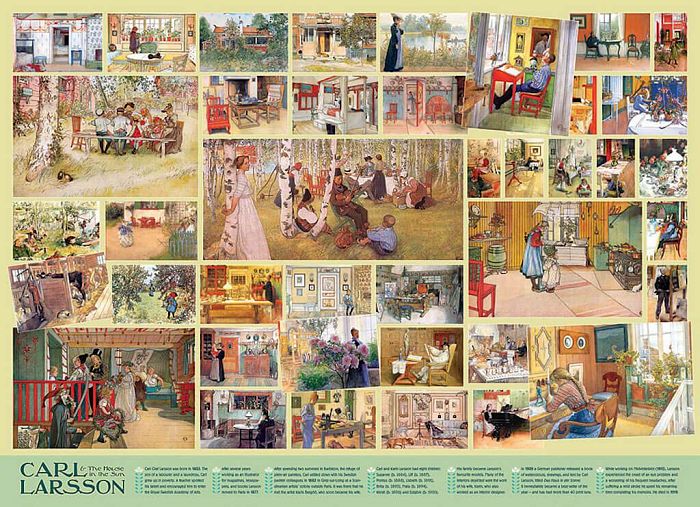 Cobble Hill 1000 pieces puzzle: The work of K. Larson 80327