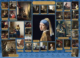 Cobble Hill Puzzle 1000 details: Paintings by Vermeer