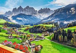 Trefl 1000-piece puzzle: Saint Magdalena. Dolomites, Italy