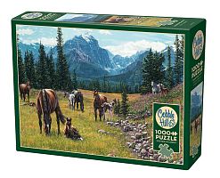 Cobble Hill 1000 pieces Puzzle: A herd on a pasture