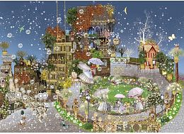 Puzzle Heye 1000 parts: a Park for fairies