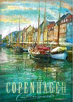 Schmidt puzzle 1000 pieces: Patrick Reid'brien. Copenhagen