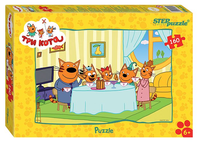 Puzzle Step 160 details: Three cats (AO, CTC) 94060