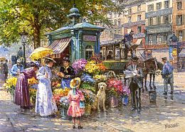 Cherry Pazzi Puzzle 1000 pieces: Flower Market