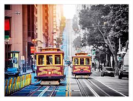 Pintoo 1200-piece puzzle: California Tram Tour. San Francisco