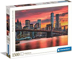 Clementoni Puzzle 1500 pieces: Twilight in New York