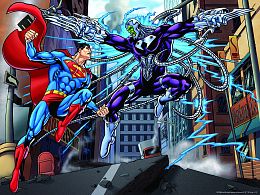 Prime 3D puzzle 500 pieces: Superman vs Electro
