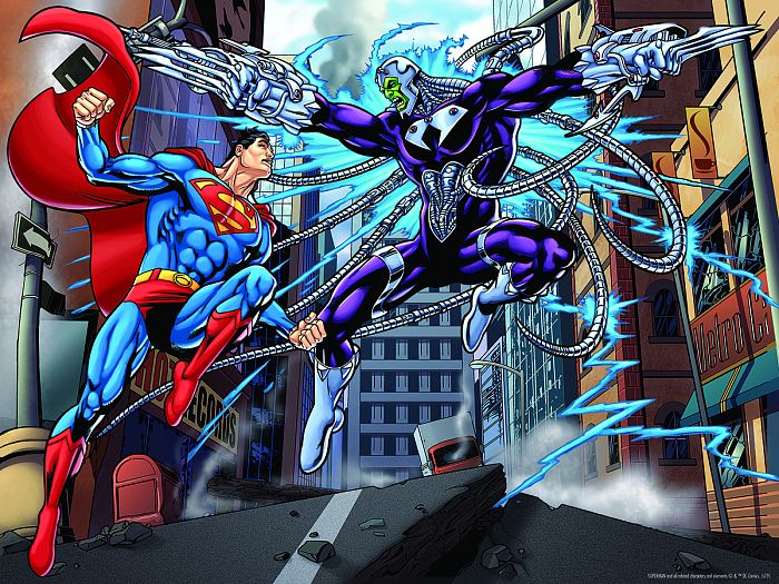 Prime 3D puzzle 500 pieces: Superman vs Electro 32522