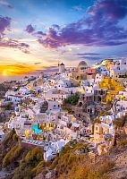 Enjoy 1000 Pieces Puzzle: Sunset over Santorini