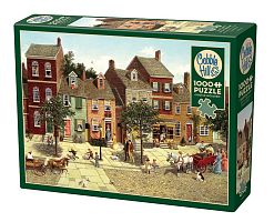 Cobble Hill 1000 Pieces Puzzle: On the Town Square