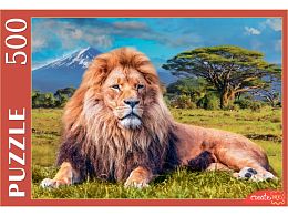 The Red Cat Puzzle 500 pieces: The Mighty Lion