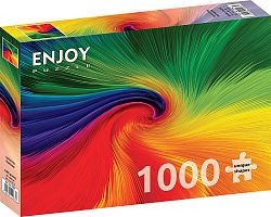 Enjoy 1000 Pieces Puzzle: Rotating Rainbow