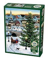 Cobble Hill 1000 Pieces Puzzle: Rustic Christmas Tree