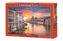 Puzzle Castorland 500 pieces: Venice at sunset