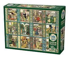 Cobble Hill 1000 pieces puzzle: E.Gracie. Collage. Garden Calendar