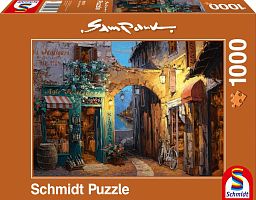 Schmidt puzzle 1000 pieces Sam Park Alley near the lake of Como