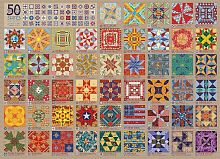 Cobble Hill Puzzle 1000 pieces: 50 patterns